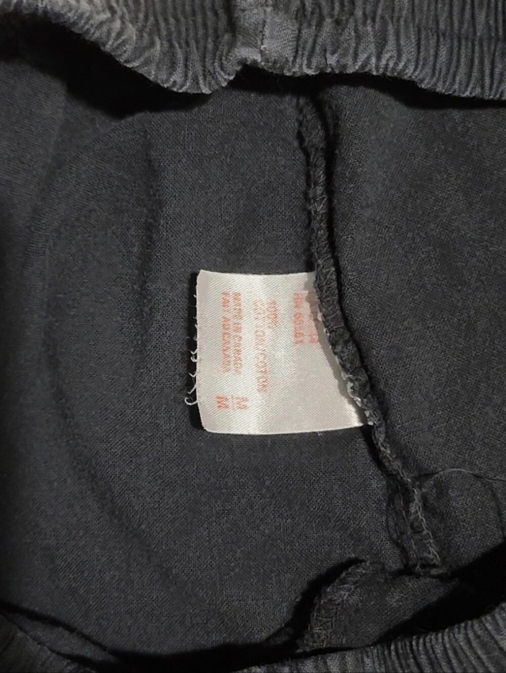 🖤Vintage 90s Cotton Ginny Sugar Bags Black High Waisted Sailor Shorts Canvas M - Picture 4 of 8